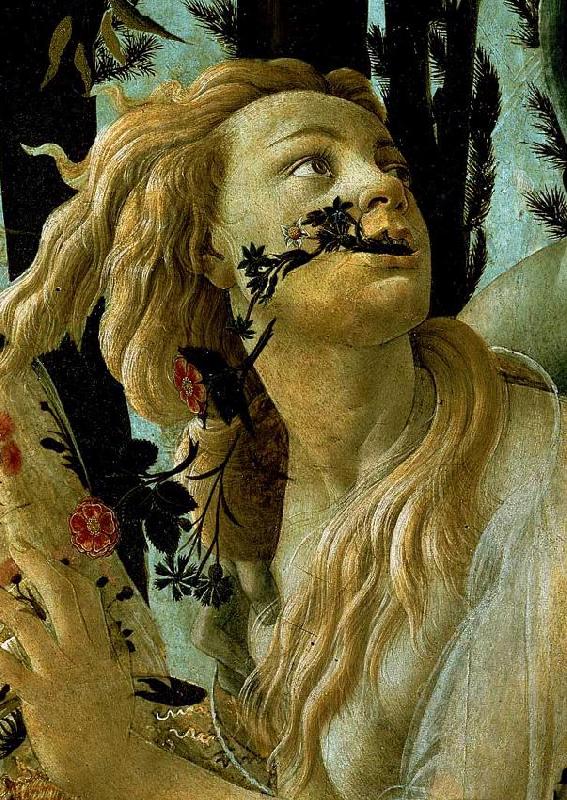 La Primavera, Allegory of Spring (detail), BOTTICELLI, Sandro